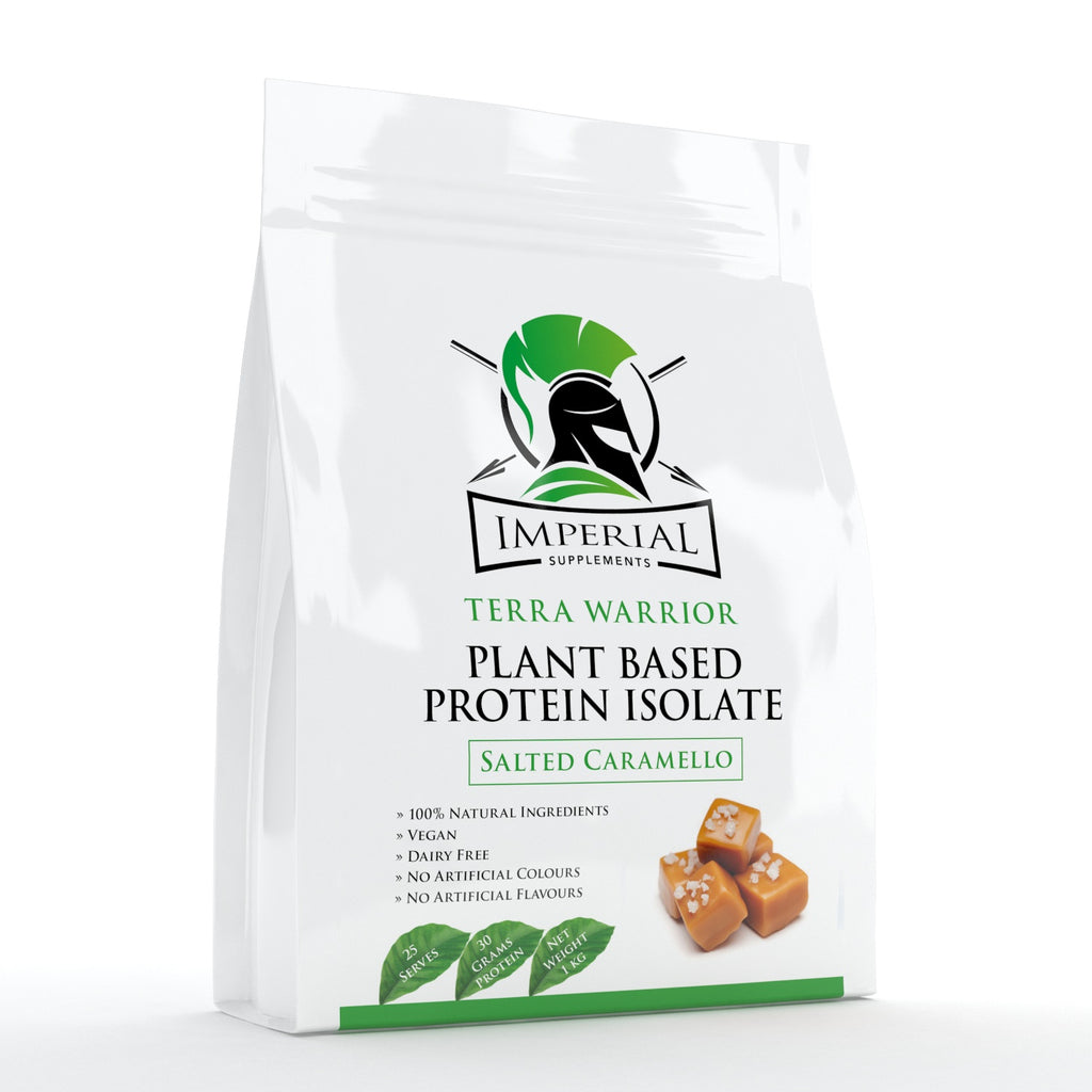 Imperial Supplements Terra Warrior Plant Based Protein 1kg Salted Caramello